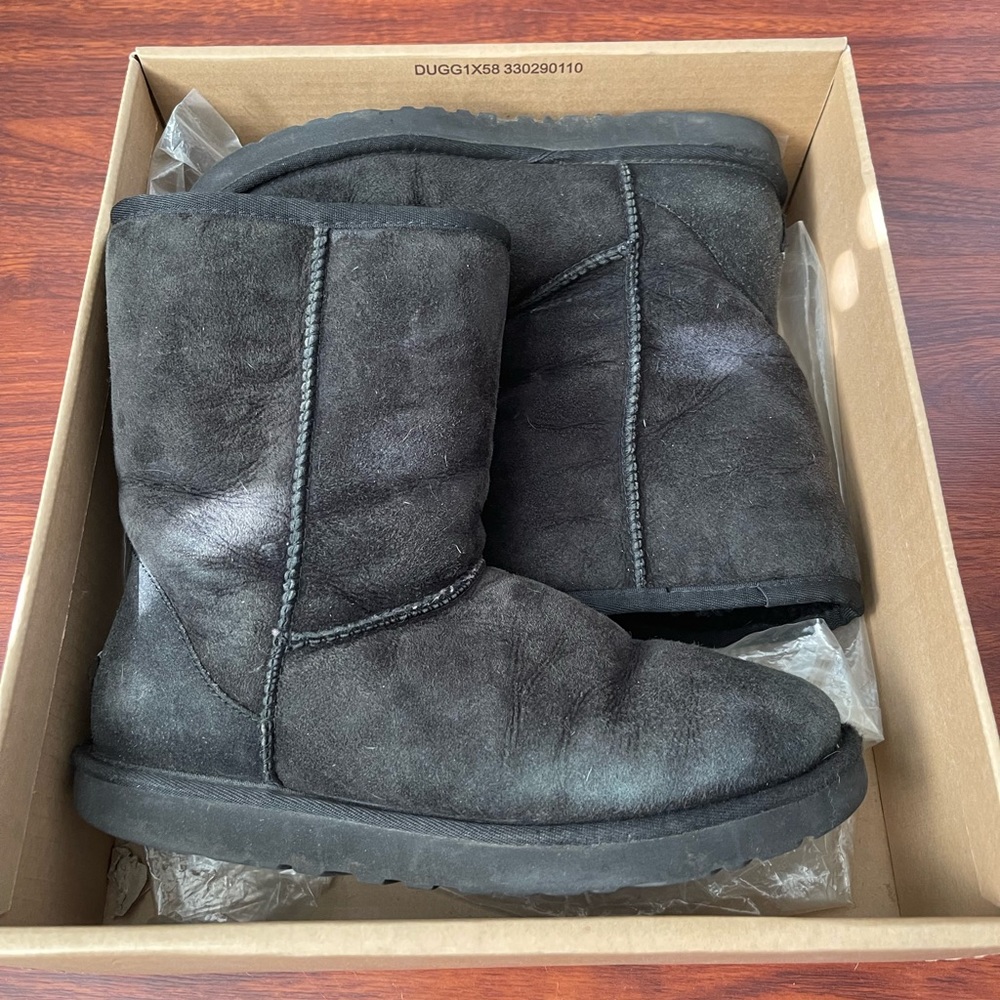 Black Ugg boots